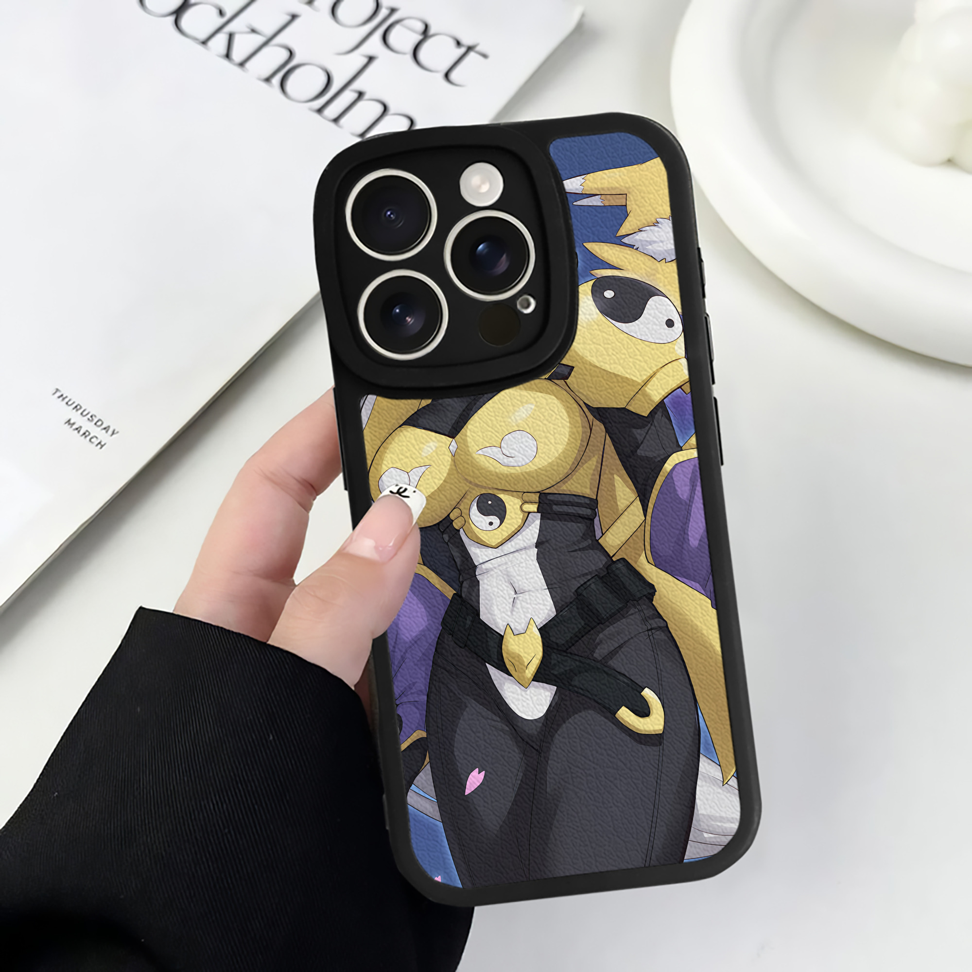 （画像用） Digimon デジタルモンスター/デジモン 【iPhone 16シリーズ対応】シリコンスマホケース（レザー調） 材質：シリコン